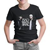 Bad Meets Evil Siyah Çocuk Tshirt