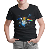 Pink Floyd - Above the Moon Siyah Çocuk Tshirt