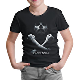 Black Sails Siyah Çocuk Tshirt