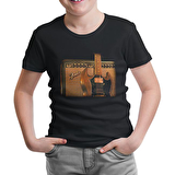 Gitar - Fender 2 Siyah Çocuk Tshirt