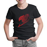 Fairy Tail - Logo 2 Siyah Çocuk Tshirt