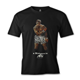 Muhammad Ali - Hard Punch Siyah Erkek Tshirt
