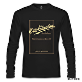 Eric Clapton and His Band Siyah Erkek Sweatshirt