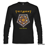 Testament - The Ritual Siyah Erkek Sweatshirt
