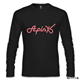 Apink - Logo Siyah Erkek Sweatshirt