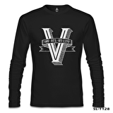 BTS -  V Siyah Erkek Sweatshirt