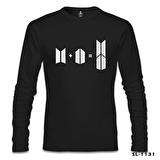 BTS -  Bts + Army Siyah Erkek Sweatshirt