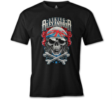 Asking Alexandria - Skull Siyah Erkek Tshirt