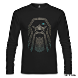 Vikings - Odin Siyah Erkek Sweatshirt