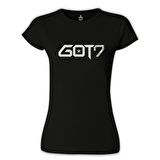 G.O.T7 - Logo Siyah Bayan Tshirt