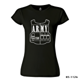 BTS - Army Siyah Bayan Tshirt