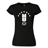 BTS -  Stars Siyah Bayan Tshirt