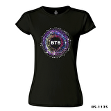 BTS -  4th Siyah Bayan Tshirt