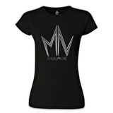 MyName - Logo Siyah Kadın Tshirt