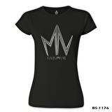 MyName - Logo Siyah Kadın Tshirt