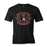Lovelyz - Logo Siyah Erkek Tshirt