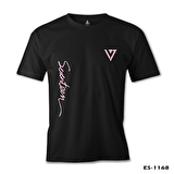 Seventeen - Logo Siyah Erkek Tshirt