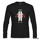 BTS - Logo Hit Siyah Erkek Sweatshirt