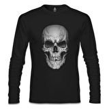 Kurukafa - Smile Siyah Erkek Sweatshirt