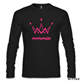 Mamamoo - Logo Crown Siyah Erkek Sweatshirt