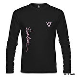 Seventeen - Logo Siyah Erkek Sweatshirt