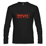 Super Junior - Devil Siyah Erkek Sweatshirt