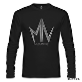 MyName - Logo Siyah Erkek Sweatshirt