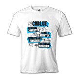 CNBlue - BLUE Beyaz Erkek Tshirt