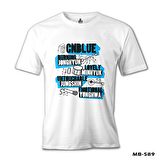 CNBlue - BLUE Beyaz Erkek Tshirt
