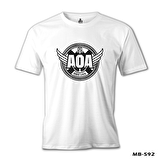AOA - Good Luck Beyaz Erkek Tshirt
