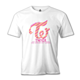 Twice - Logo Beyaz Erkek Tshirt