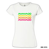 Mamamoo - Logo Moosical Beyaz Bayan Tshirt
