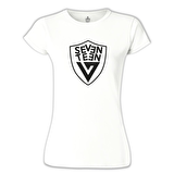 Seventeen - Logo Arma Beyaz Bayan Tshirt
