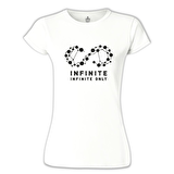 Infinite - Only Beyaz Bayan Tshirt