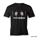 Prison Break - Behind the Bars Siyah Erkek Tshirt