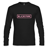 Black Pink - Logo Siyah Erkek Sweatshirt
