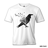 Crows in Tales Beyaz Erkek Tshirt