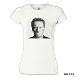 House - Don't! Beyaz Bayan Tshirt