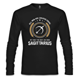 Burç - Sagittarius Siyah Erkek Sweatshirt