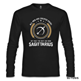 Burç - Sagittarius Siyah Erkek Sweatshirt