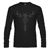Burç - Scorpio Tatoo Siyah Erkek Sweatshirt
