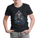 Assassin's Creed - Arno Siyah Çocuk Tshirt