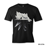 Witcher - Wolf Siyah Erkek Tshirt