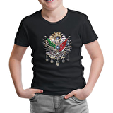 Osmanlı Arması Siyah Çocuk Tshirt