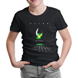 Alien - Scream Siyah Çocuk Tshirt