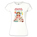 Melanie Martinez - Party Beyaz Bayan Tshirt