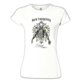 Dark Tranquillity - Death Alive Beyaz Bayan Tshirt