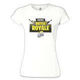Fortnite - Battle Royale Beyaz Bayan Tshirt