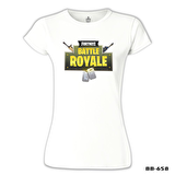 Fortnite - Battle Royale Beyaz Bayan Tshirt