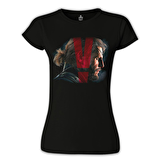 Metal Gear Solid V - The Phantom Pain Siyah Bayan Tshirt